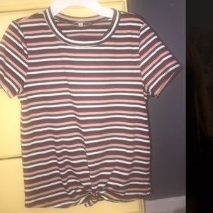 Striped Charlotte Russe T-shirt